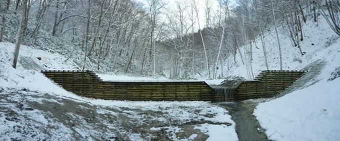 上築地区予防治山工事:令和元年:北海道留萌振興局