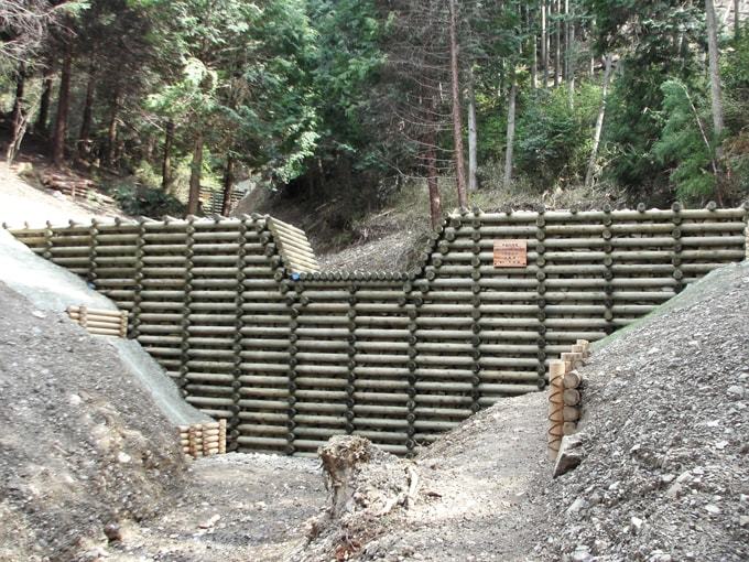 野間地区治山ダム(21・奥地)工事:平成21年:大阪府北部農と緑の総合事務所