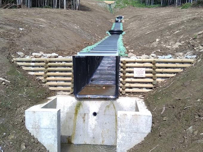 トマムスキー場治山工事1号:令和元年:北海道森林管理局上川南部森林管理署