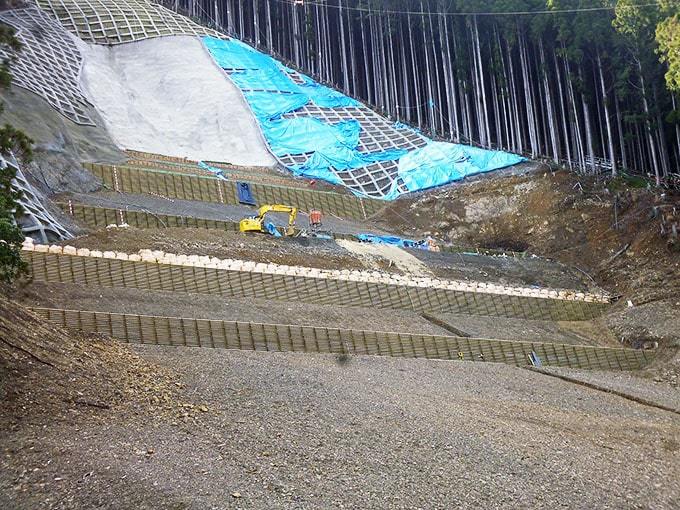 山崎谷(1号地)山腹工事