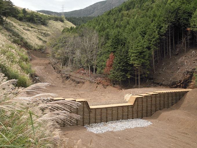 明神地区（ガラン沢）復旧治山工事