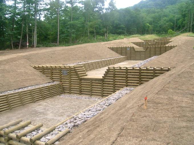 森姫川地区（下流域）治山工事